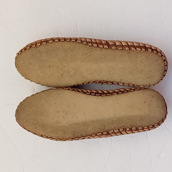 New Mohinders Handmade Leather flats sz 8 made in India brand new - Picture 8 of 9